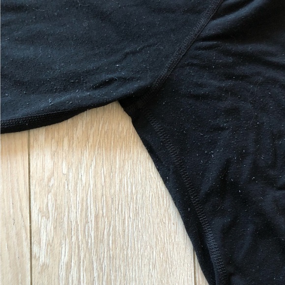 Paradox Merino Blend DriRelease Running 1/4 Zip Long Sleeve Top in Black Size L - Picture 10 of 11